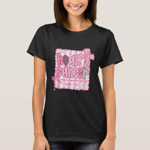 Heal Cancer Believe God Christian Breast Cancer Aw T-Shirt