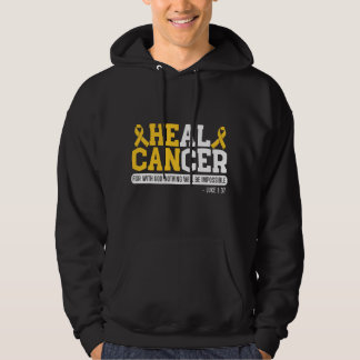 Heal Cancer Childhood Cancer Awareness Month Suppo Hoodie