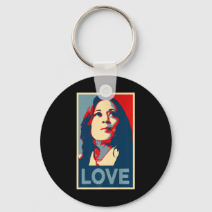 Heal Love Hope Kamala Harris Obama 47 Support Empo Key Ring