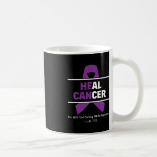 Heal Pancreatic Cancer Christian Cancer Survivor G Coffee Mug