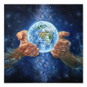 Heal the world protect Gaia Photo Print