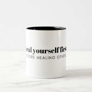 Heal Yourself Two-Tone Coffee Mug