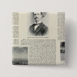 Healdsburg, California 15 Cm Square Badge