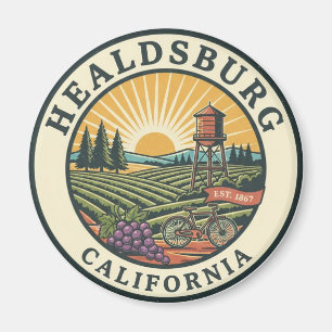 Healdsburg California Travel Magnet