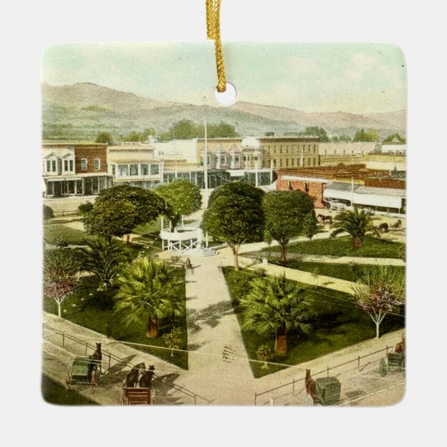 Healdsburg Wedding Ornament (Front)