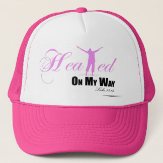 Healed on my Way (Pink, White, Black ) Hat