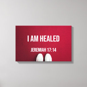 Healed- Premium Wrapped Canvas (Gloss)