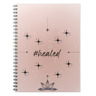 #healed Spiral Photo Notebook