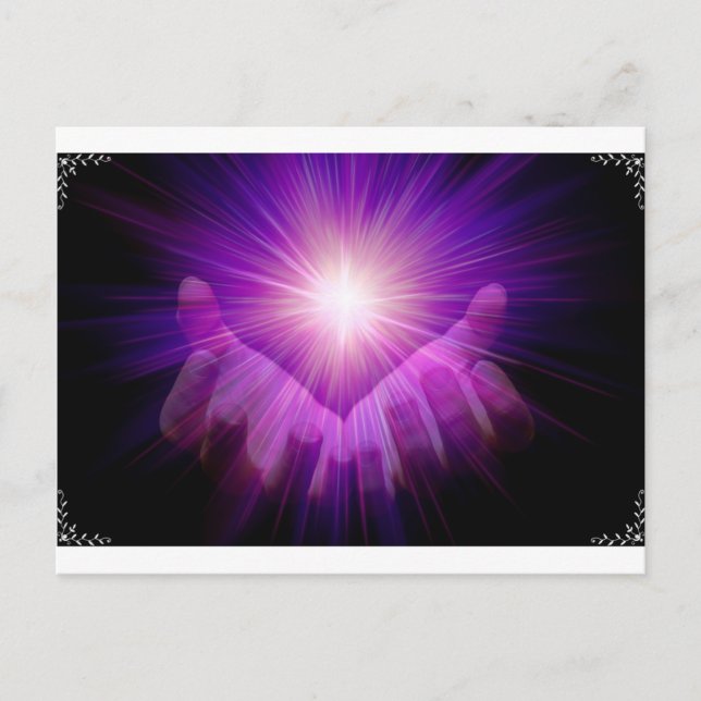 Healers flame postcard (Front)