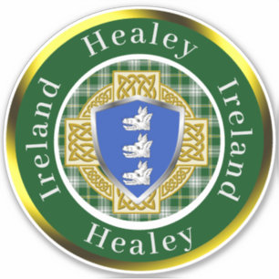 Healey Shield & Celtic Cross Personalized