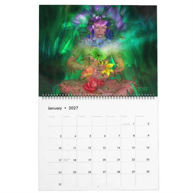 Healing Art Calendar 2014 (Jan 2027)