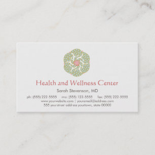Healing Arts Health and Wellness Business Card