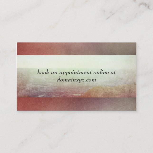 Healing Arts Massage Therapy Bodywork Business Car Business Card (Front)