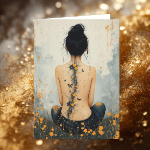 Healing Begins, One Day at a Time Encouragement Card