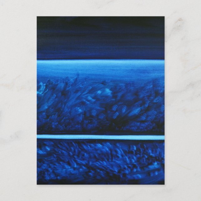 HEALING COLORS Calming & Stress-reducing Blue Card (Front)