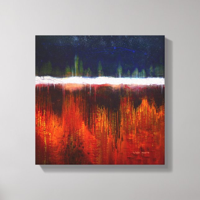 Healing Colours Art Therapy Gallery-quality Giclee Canvas Print (Front)