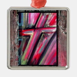 Healing Cross Metal Tree Decoration