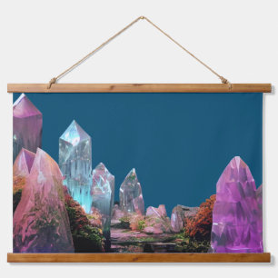 Healing Crystals Jewels Gemstones Hanging Tapestry