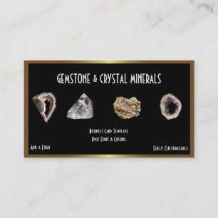 Healing Crystals Minerals Business Card