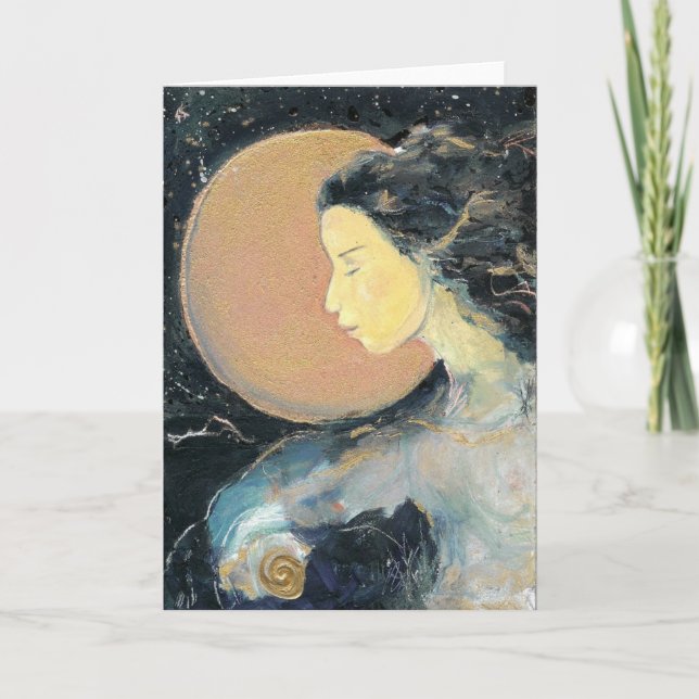 Healing Energy Reiki Blank Greeting Card (Front)