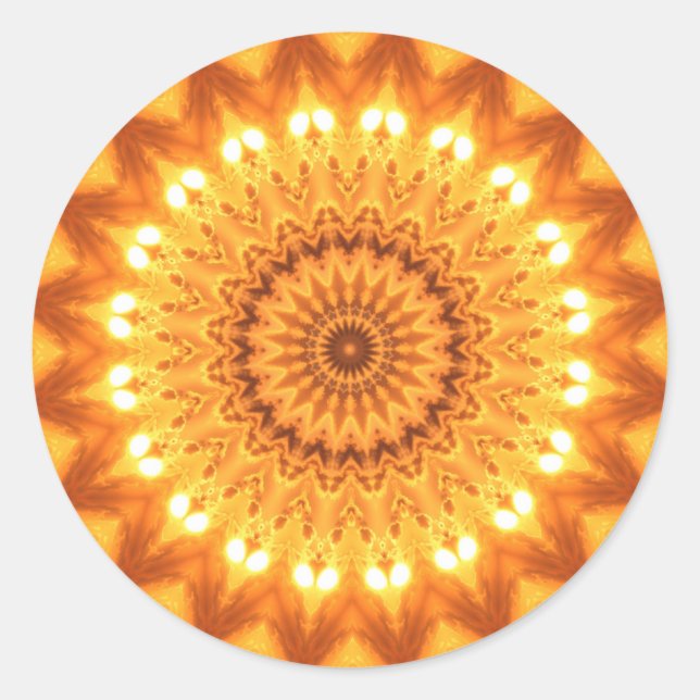 Healing Energy Sunny Mandala Stickers - TBA (Front)