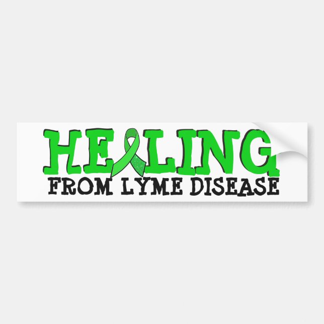 Healing from Lyme disease bumper Sticker (Front)