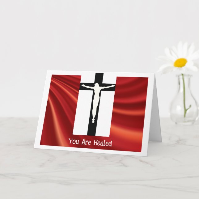 Healing Grace: A Christian Encouragement Card (Small Plant)