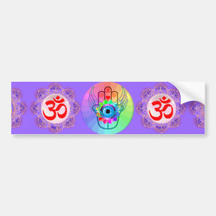Healing Hamsa bumper sticker