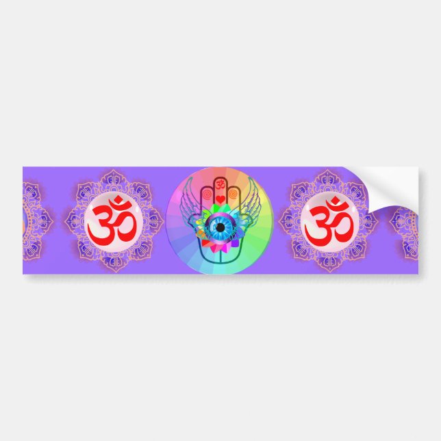 Healing Hamsa bumper sticker (Front)
