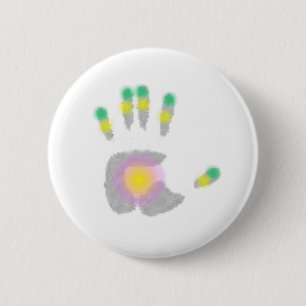 Healing Hand 6 Cm Round Badge