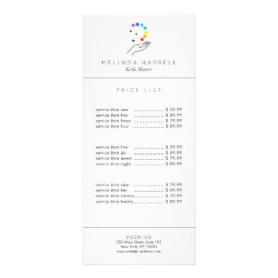 Healing Hand Logo Reiki, Massage, Wellness Rack Card
