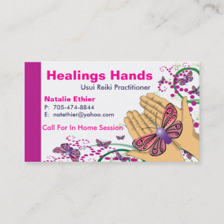 Healing Hands - Business Card2 Business Card