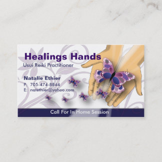 Healing Hands - Business Card-3 Card