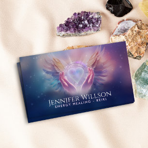 Healing Hands- Divine Energy Healing - Reiki Business Card