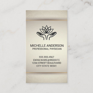 Healing Hands Lotus Business Card