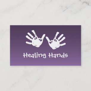 Healing Hands Massage - Reiki Business Card