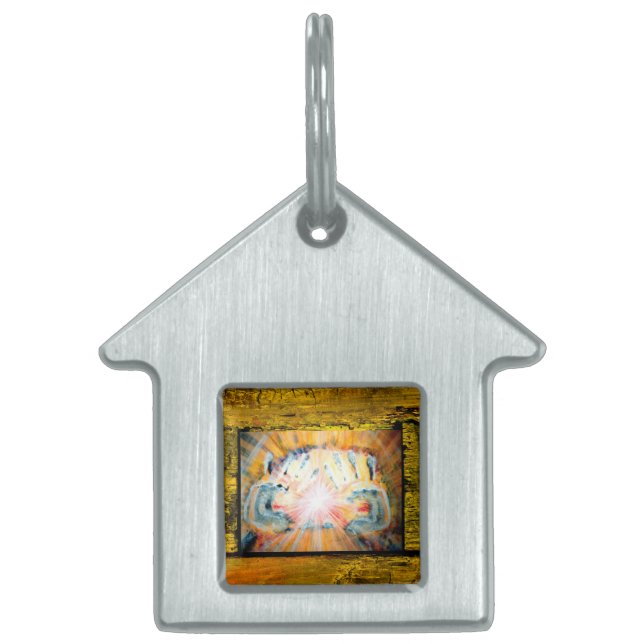 Healing Hands Pet ID Tag (Front)