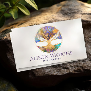 Healing Hands Tree of life Business Card