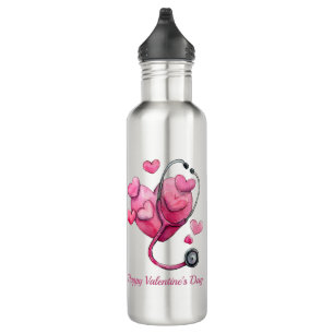 Healing Hearts Valentine Design 710 Ml Water Bottle