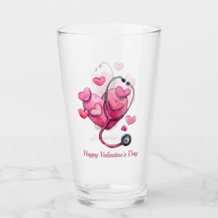 Healing Hearts Valentine Design Glass