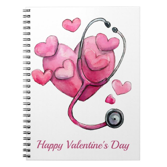 Healing Hearts Valentine Design Notebook (Front)