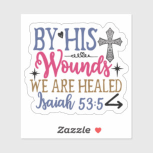 Healing & Hope Bible Verse Sticker
