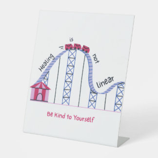 'Healing Isn't Linear' Empowering Self Love Sign