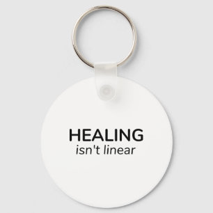 Healing Isn't Linear Mental Health Minimalist Quot Key Ring