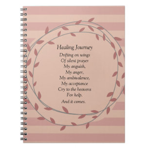 Healing Journey Inspirational Journalling Notebook