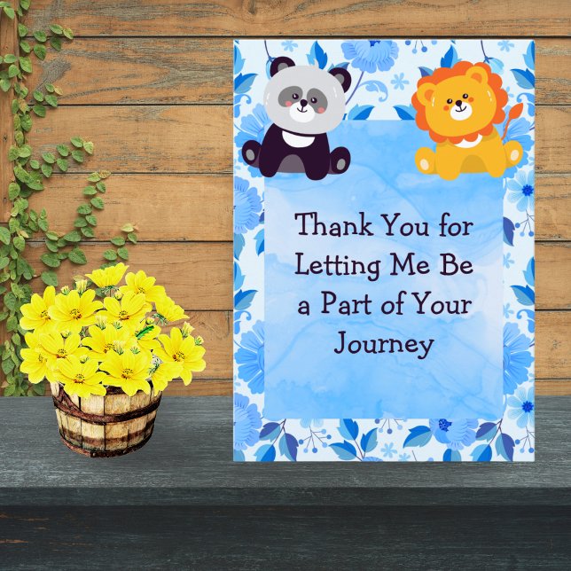 Healing Journey Thank You Card – Floral Watercolor (Creator Uploaded)
