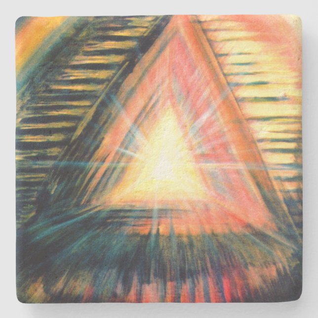 Healing Light Stone Coaster (Front)