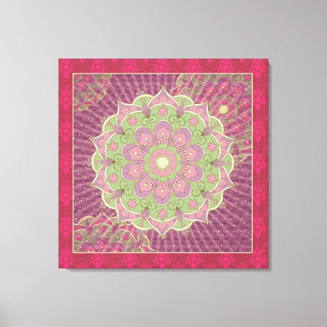 Healing Mandala - Wrapped Canvas (Front)