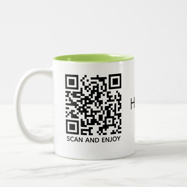 Healing Music QR Code Mug – Ala Classic Mug, 11 oz (Left)