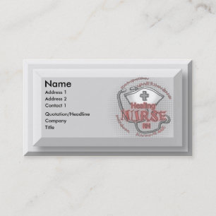 Healing Nurse Axiom  business cards